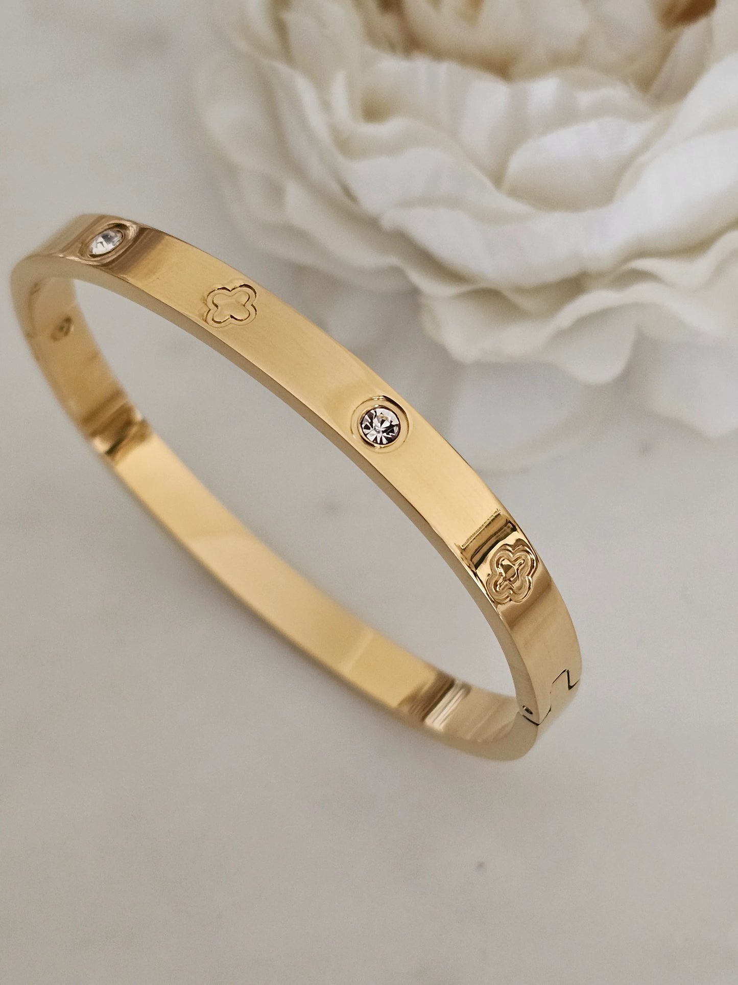 FLORA ❥ Bangle Gold - BELLAETEREA