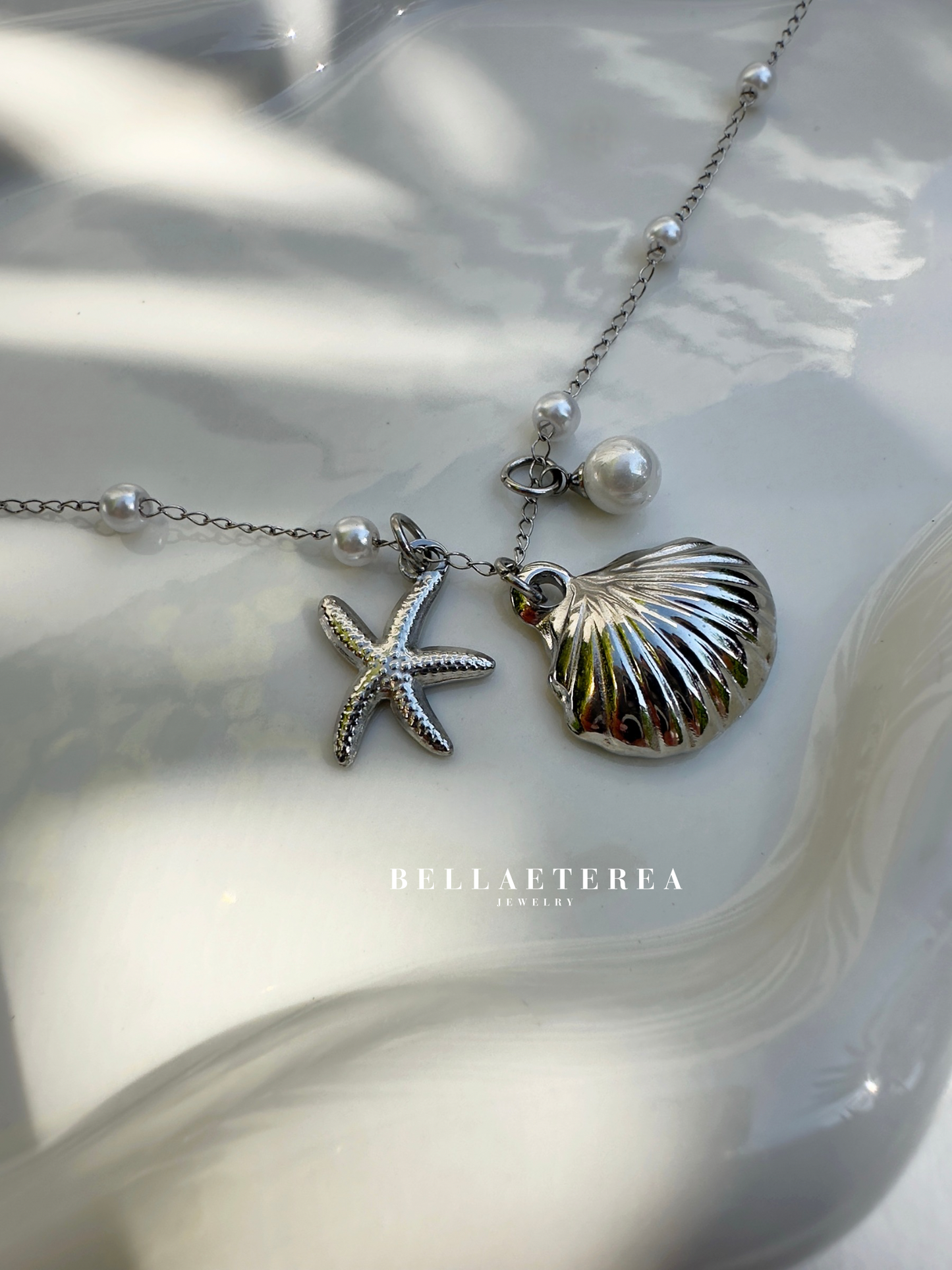 ONDA MARINA ❥ Collana Silver
