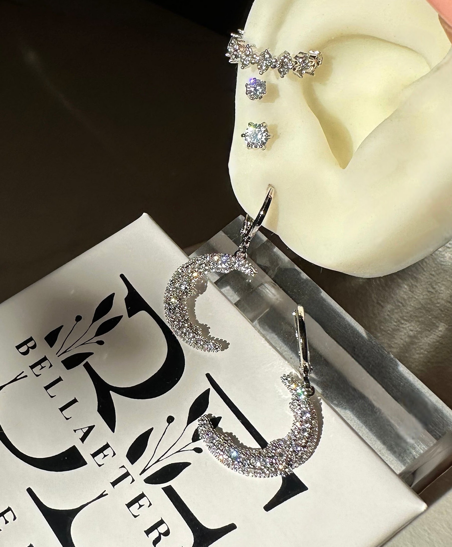 COSMIC MOON ❥ Orecchini Silver - BELLAETEREA