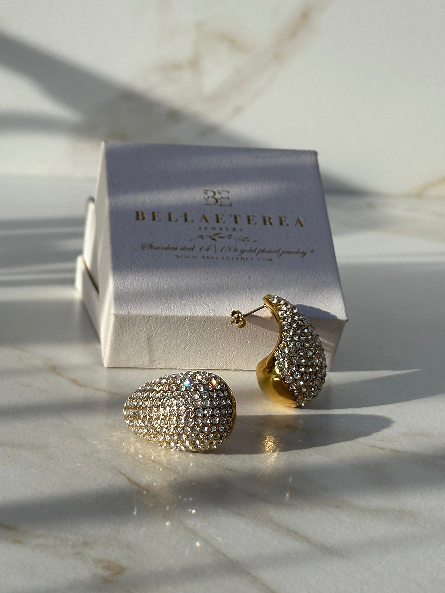 SHINY MARTINE ❥ Orecchini Gold