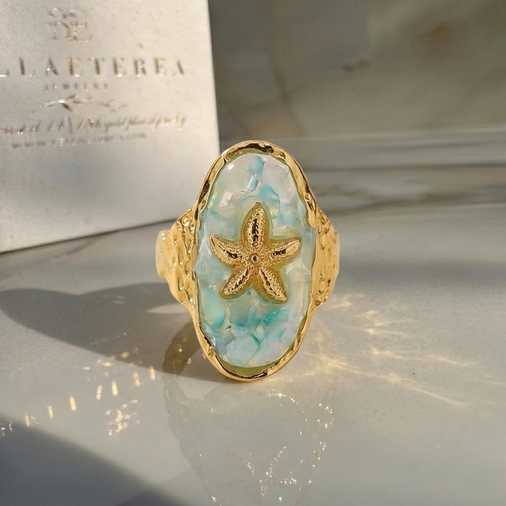STELLA BLU ❥ Anello