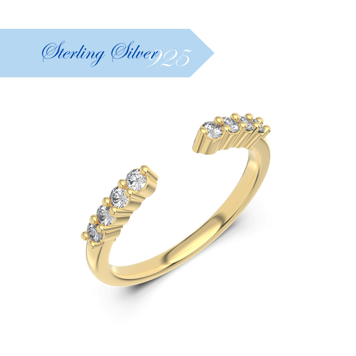ÉDITE ROYALE ✧ Anello ARGENTO 925/Gold 14k