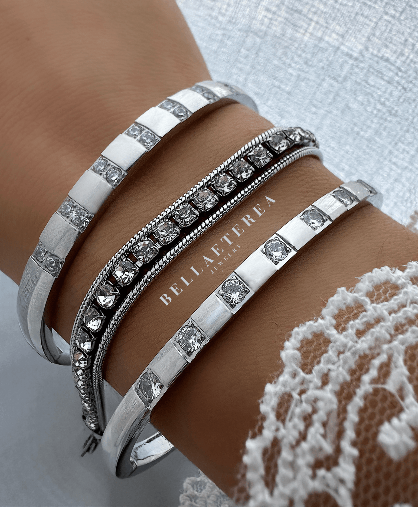 ELMIRA ❥ Bangle Silver