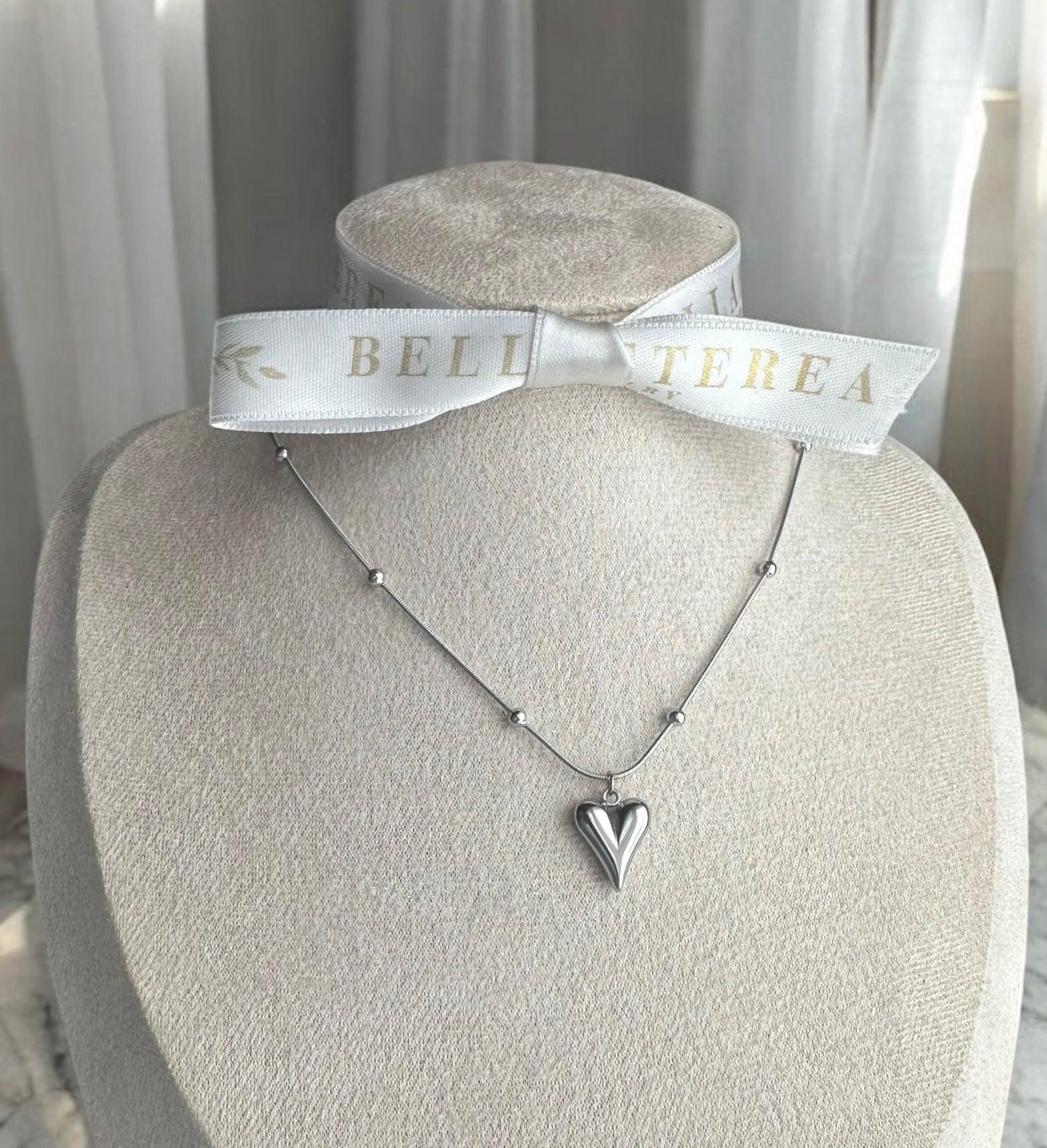HEARTLACE ❥ Collana Silver