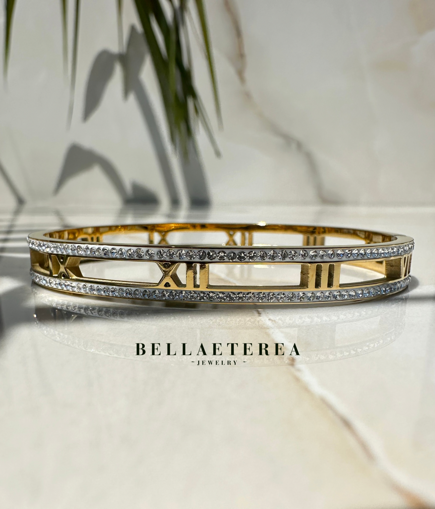ROMA REVERSE ❥ Bangle Gold