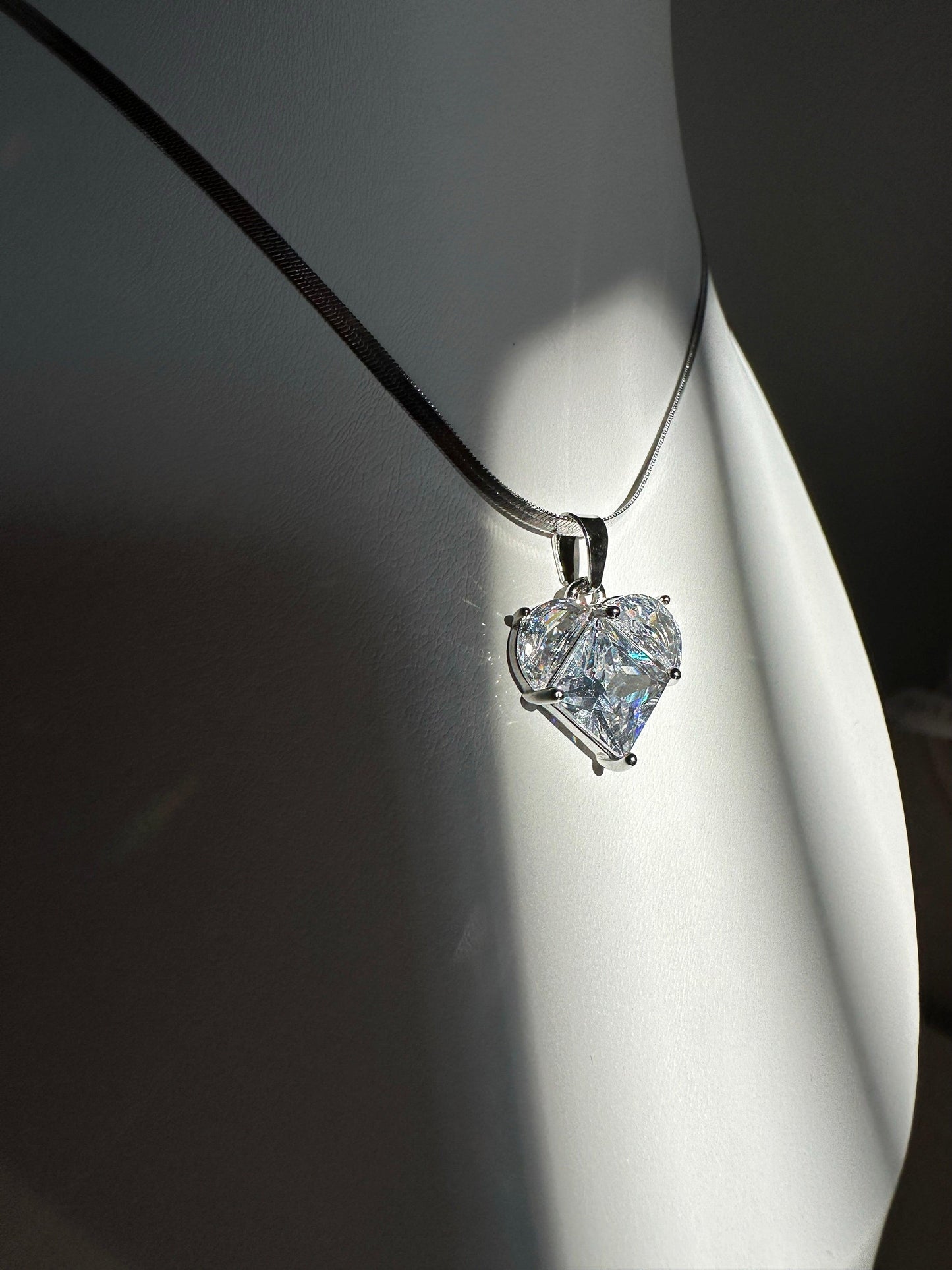 MON AMOUR ❥ Silver Necklace