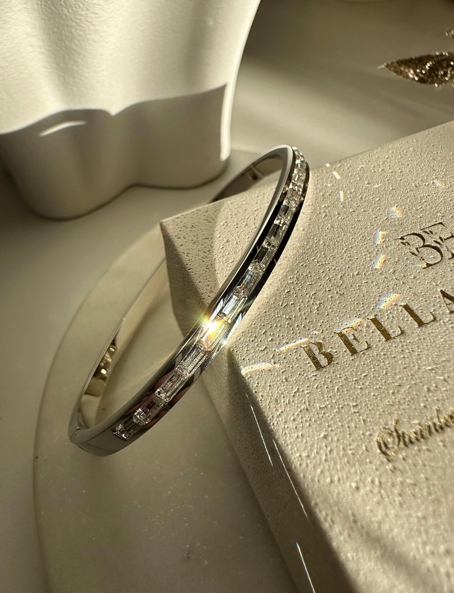 ÈLISE ❥ Silver Bangle