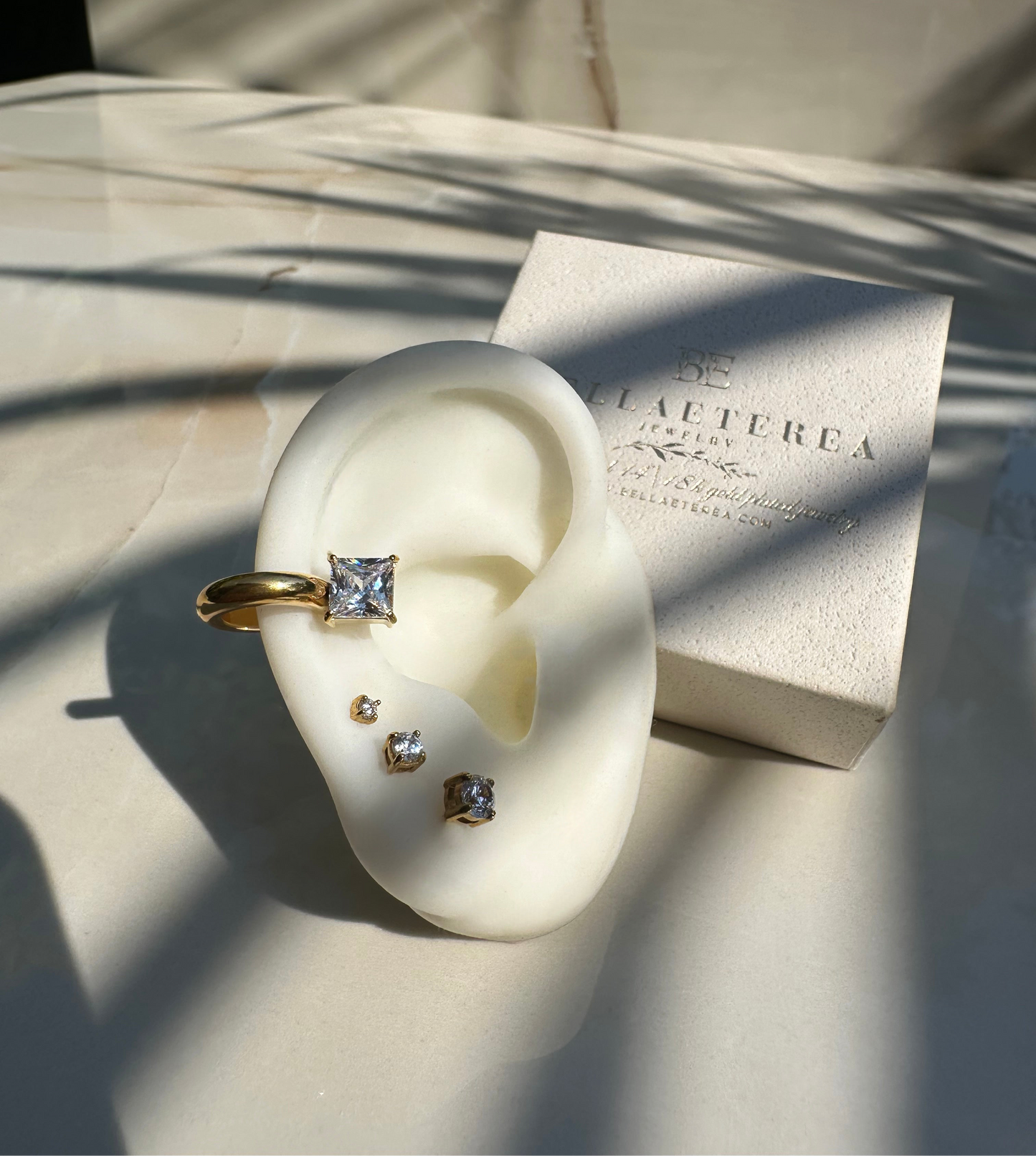SQUARE GLEAMS ❥ Ear Cuffs