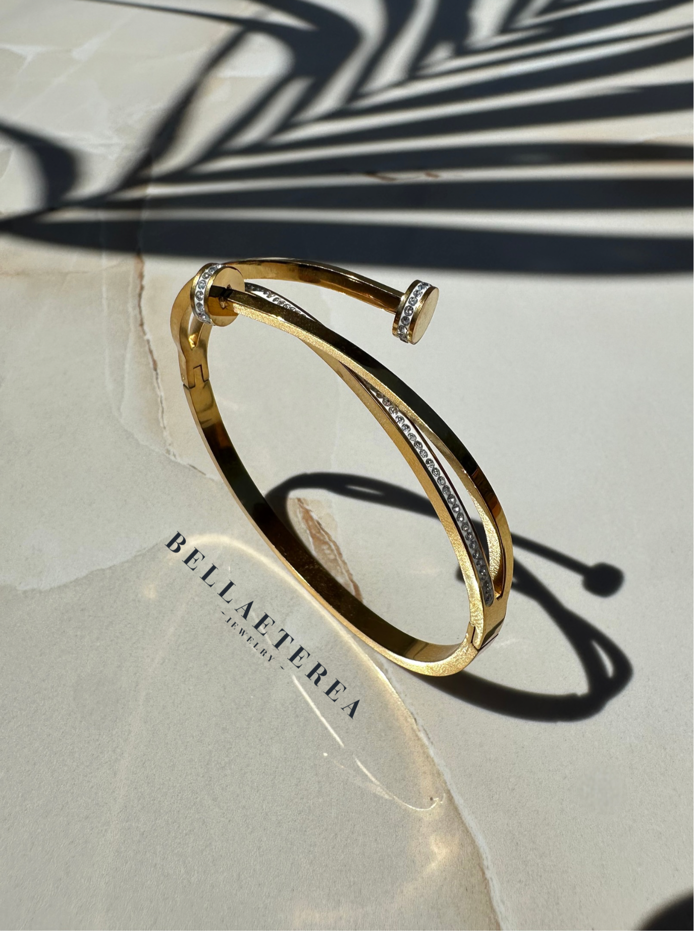 AMBER ❥ Bangle Gold