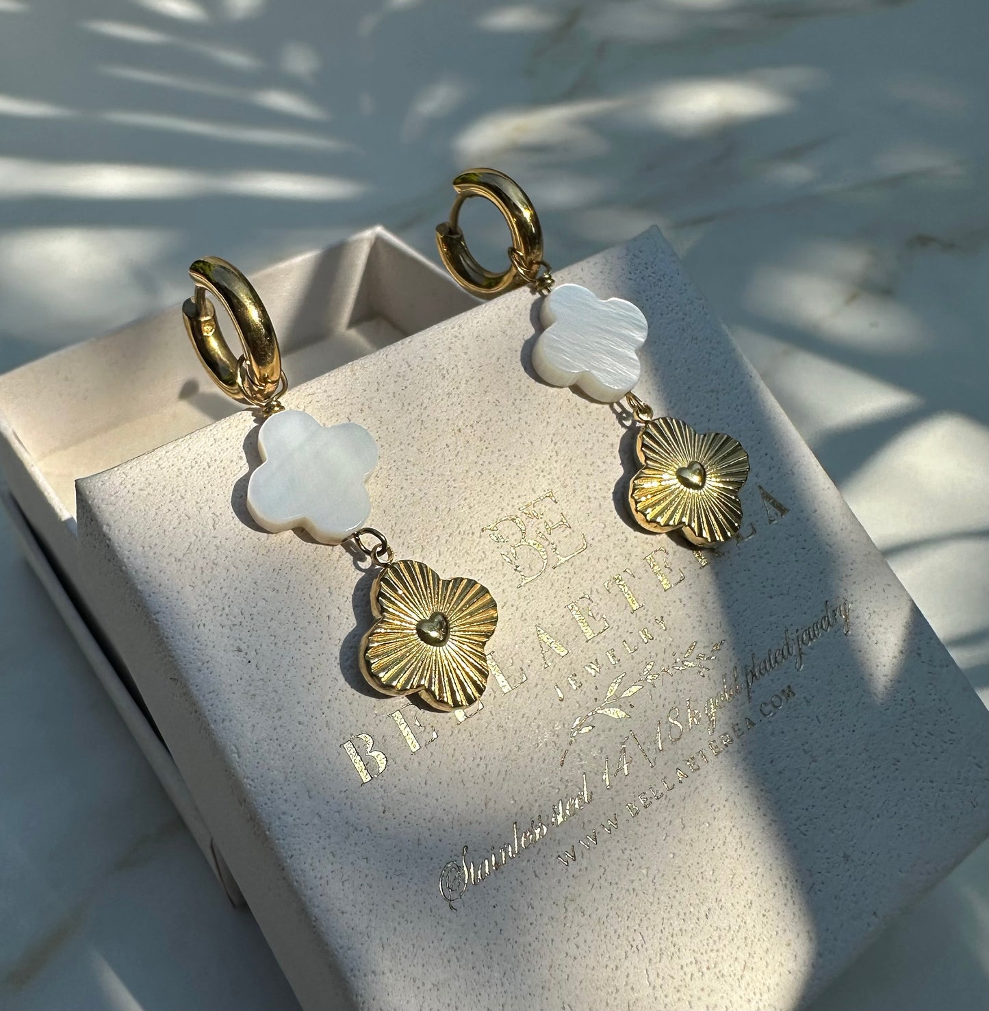 PEARLY CLOVER ❥ Orecchini - BELLAETEREA