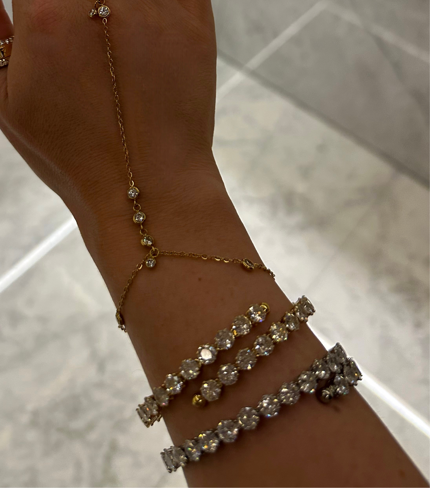 SERENA ❥ Bangle Gold