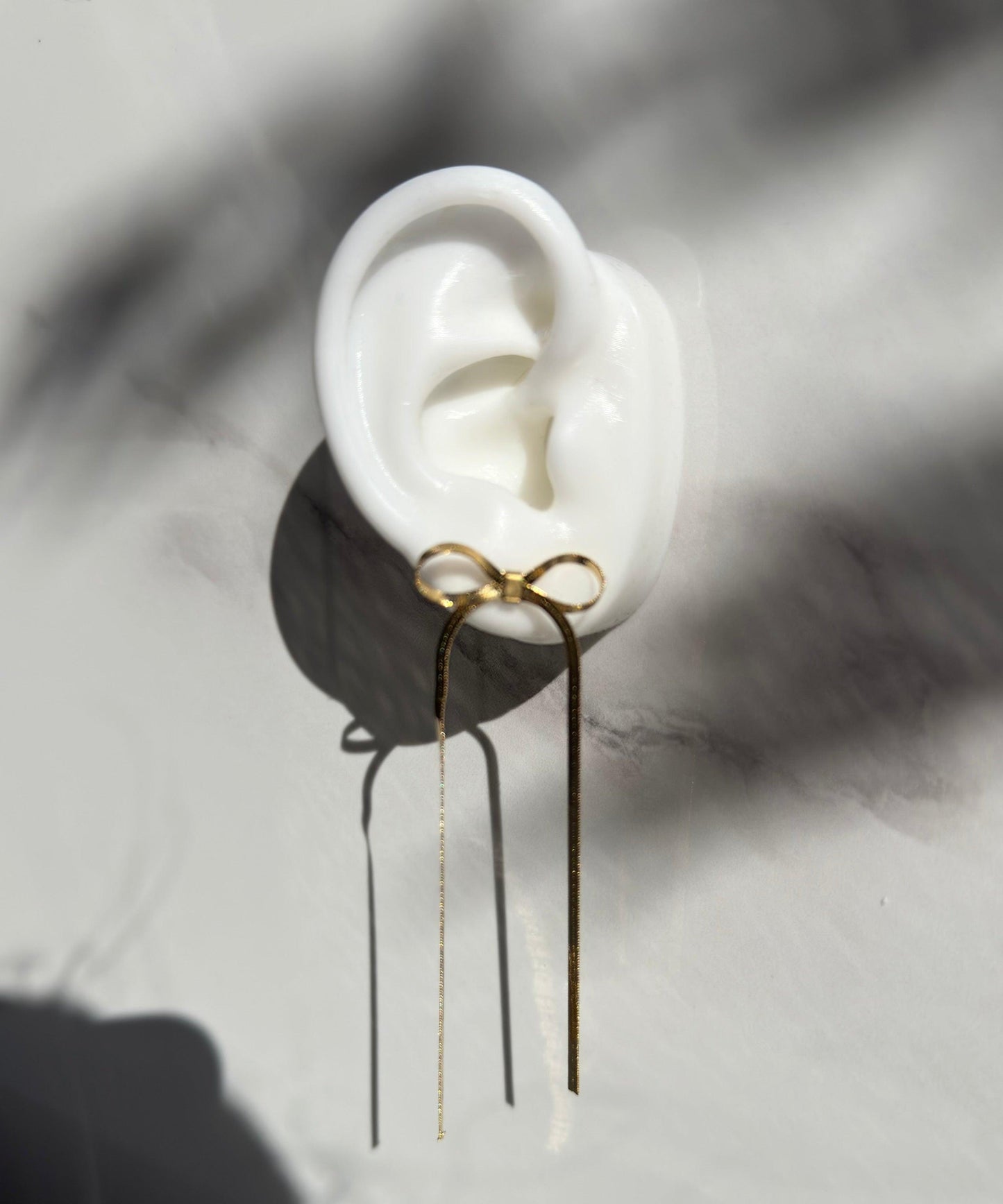 BOW ❥ Orecchini Gold - BELLAETEREA