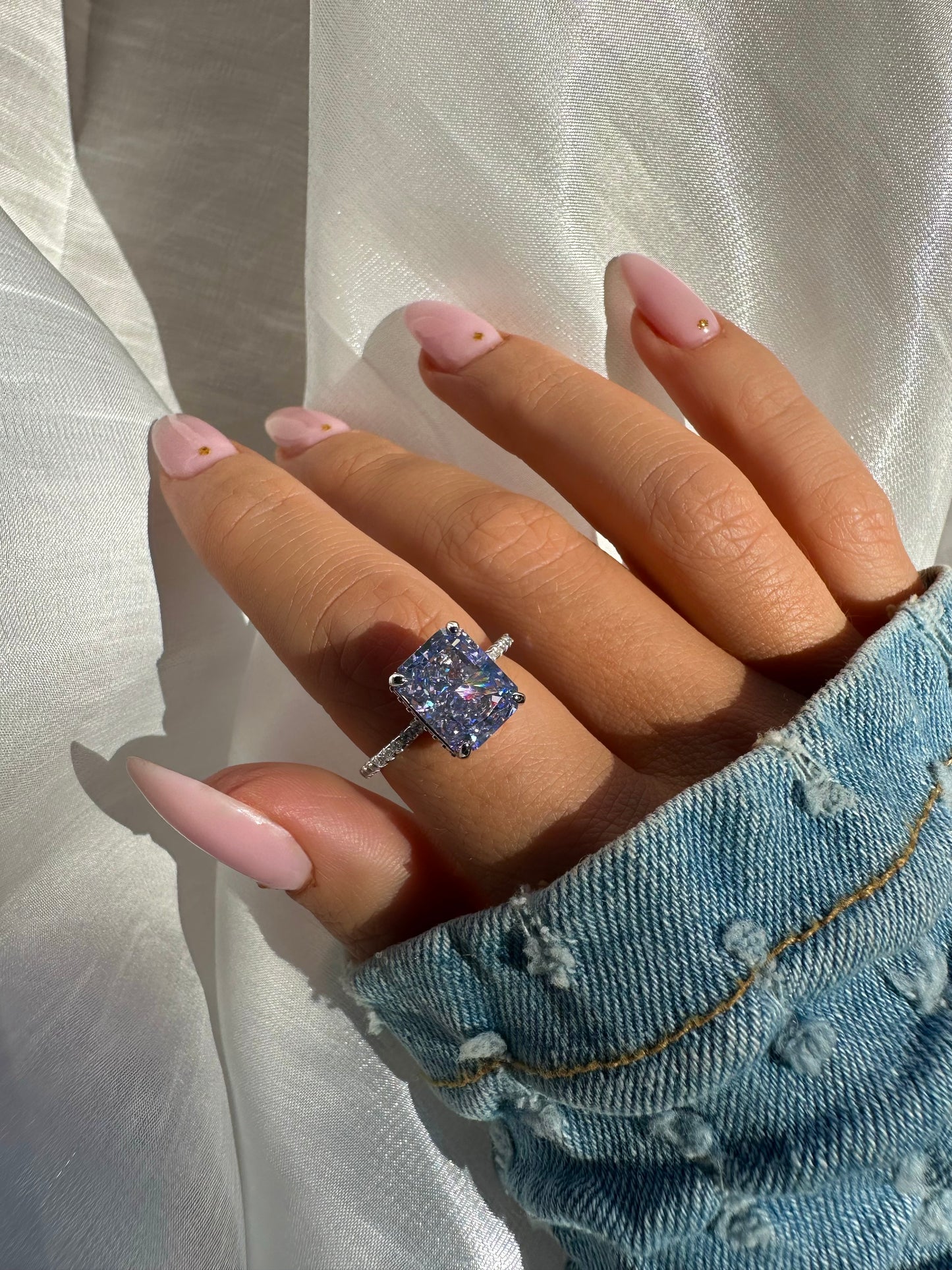 ZAHIRA ✧ Anello ARGENTO 925/Lilla