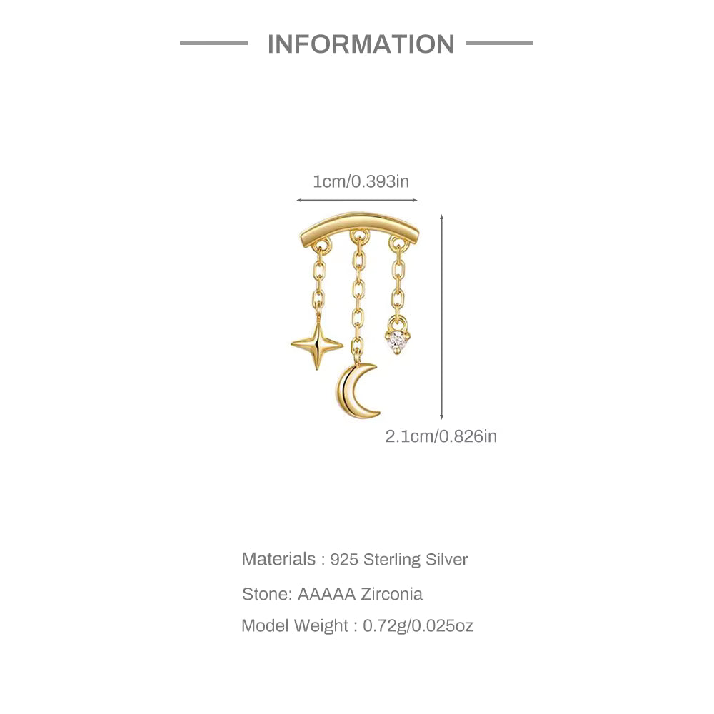 CELESTIA ✧ Piercing ARGENTO 925/Gold 18k