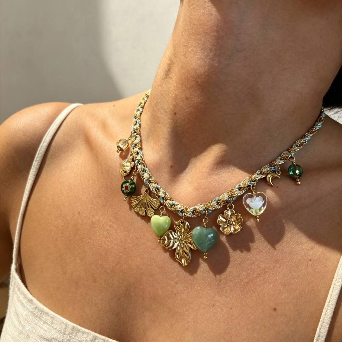 MARILU' ❥ Collana Verde