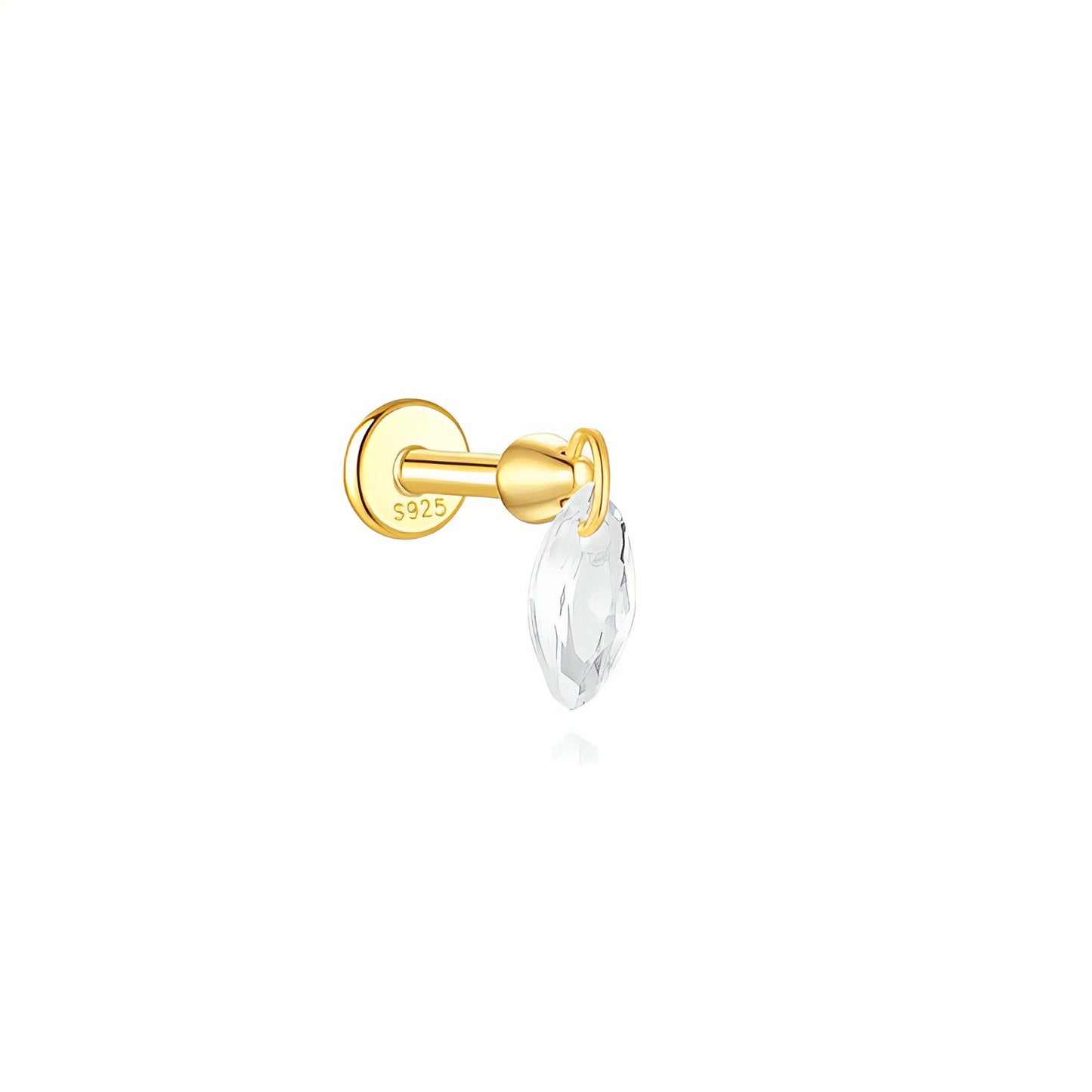 HANG ON ✧ Piercing ARGENTO 925/Gold 18k