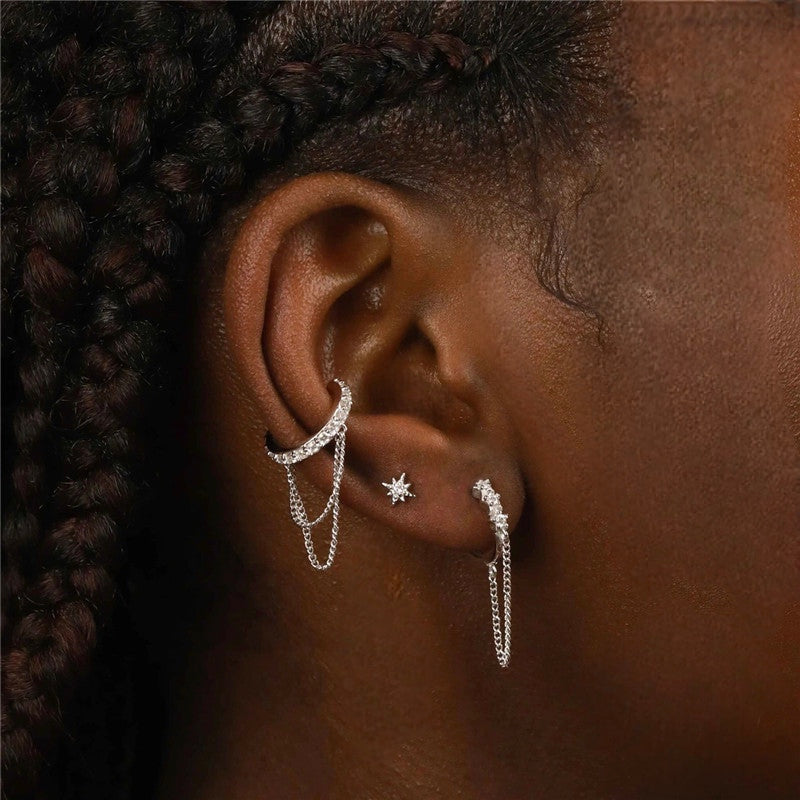 CLAIRE ✧ Ear Cuff ARGENTO 925/Gold