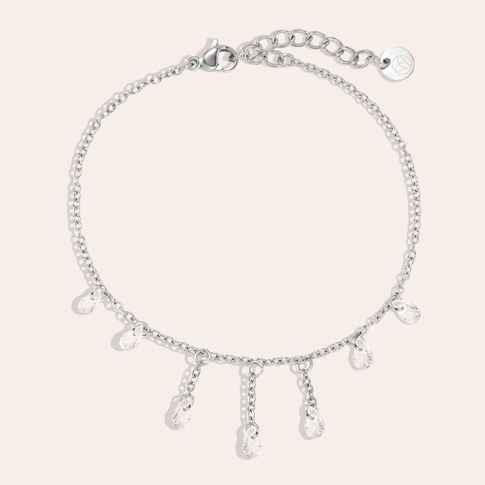 KENDAYA CRYSTAL ❥ Bracciale Silver