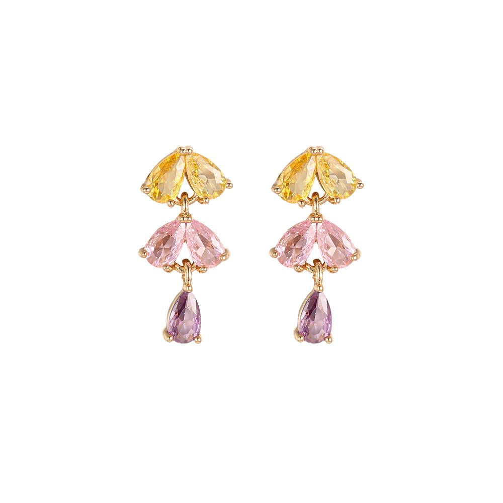 LOTUS ❥ Orecchini Gold/Multicolor - BELLAETEREA