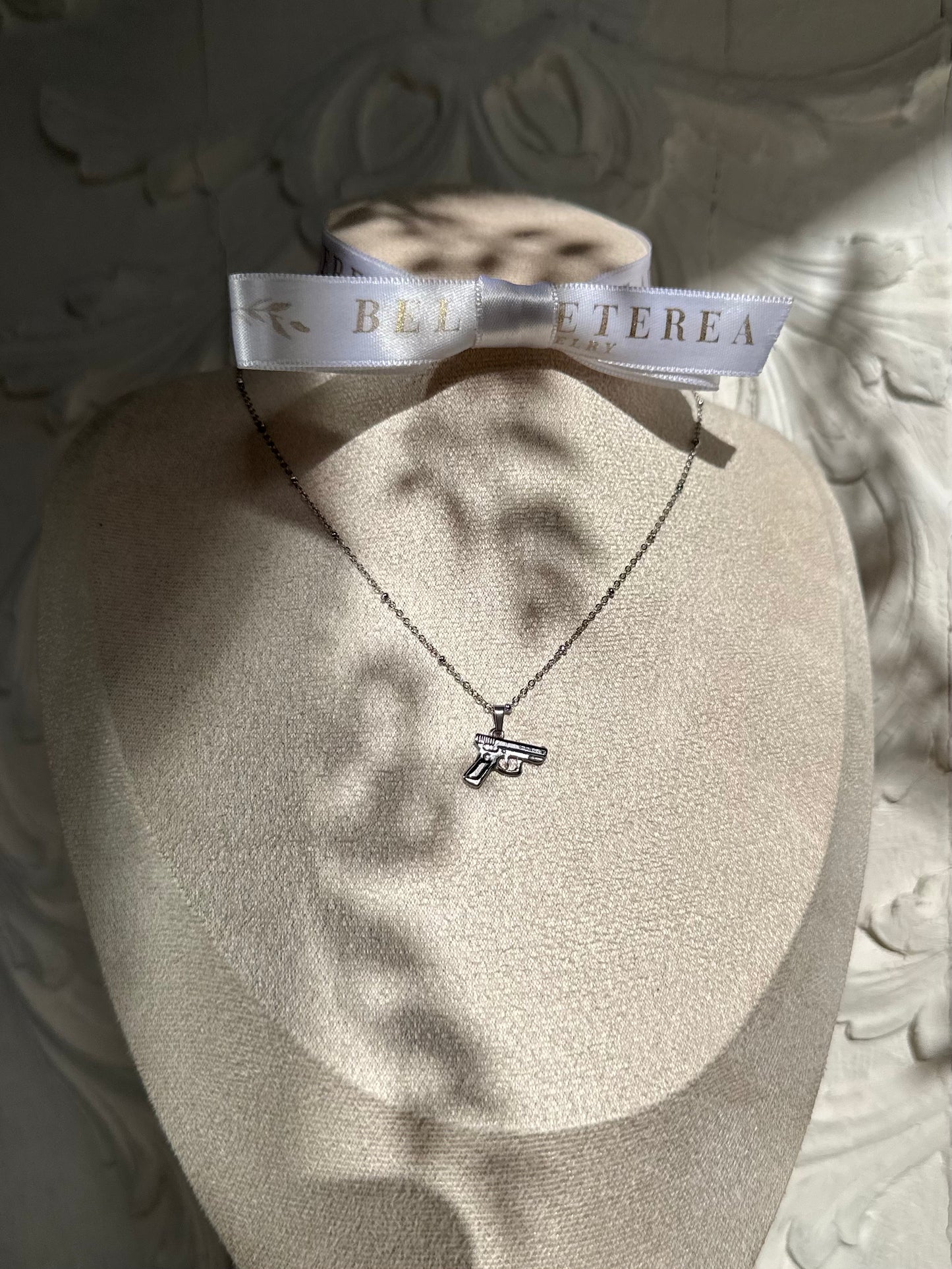 SELF DEFENSE ❥ Silver Necklace - BELLAETEREA