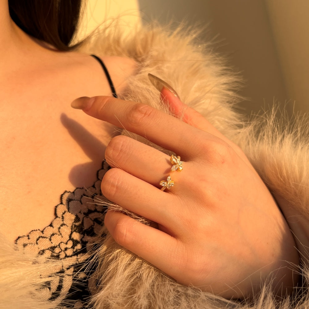 PAPILLON ✧ 925 SILVER/Gold Ring