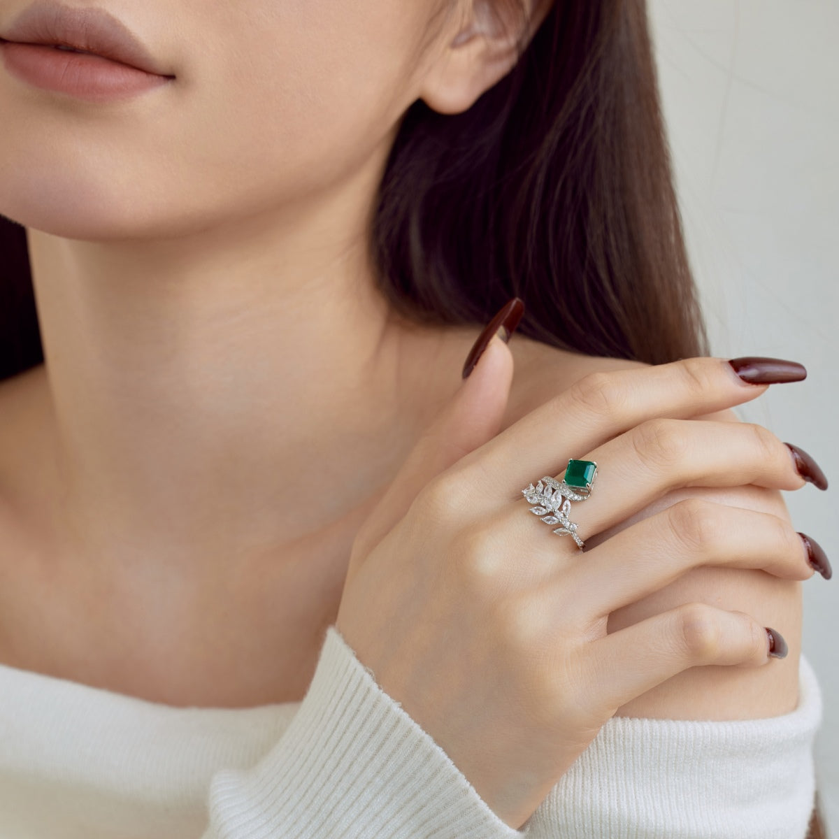 RAMAGE IMPÉRIAL ✧ 925 SILVER/Green Ring