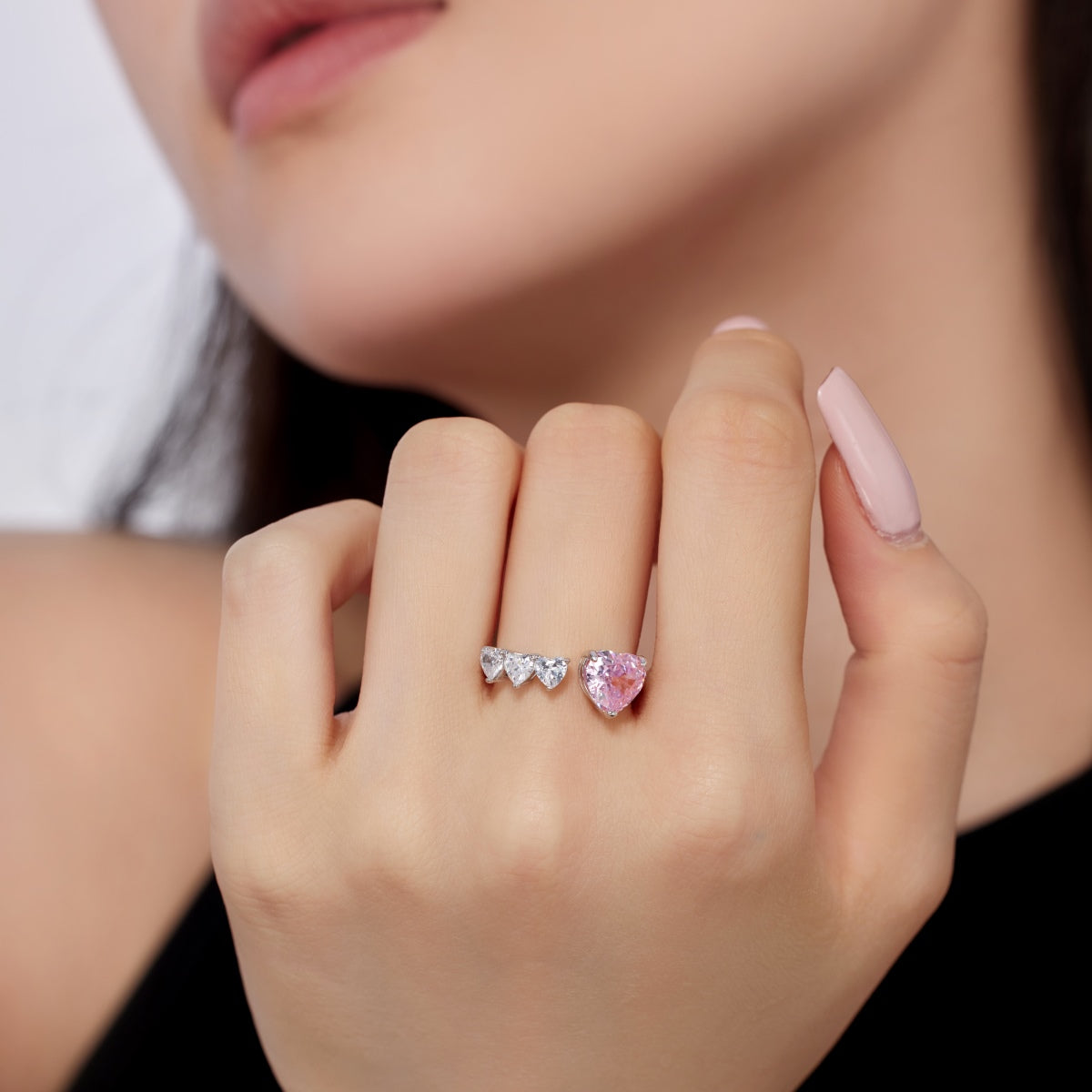 NOEMI ✧ 925 SILVER/Pink Ring