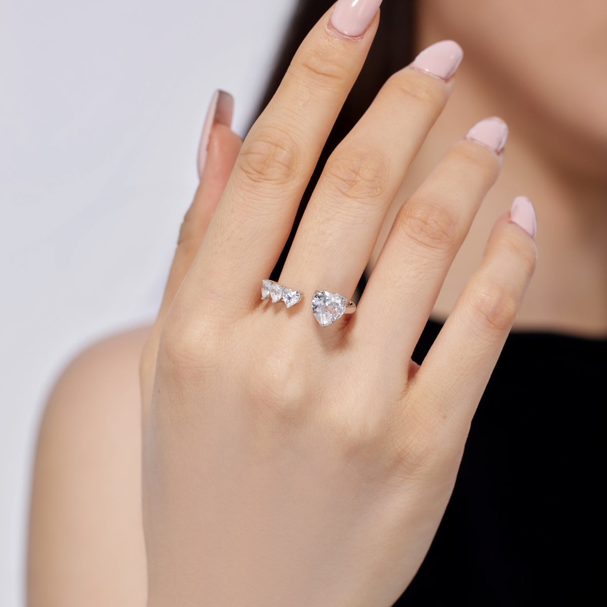 NOEMI ✧ 925 SILVER/White Ring