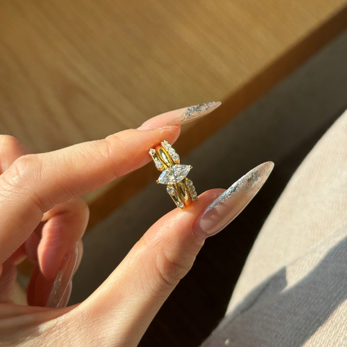 ÉDITE ROYALE ✧ Anello ARGENTO 925/Gold 14k