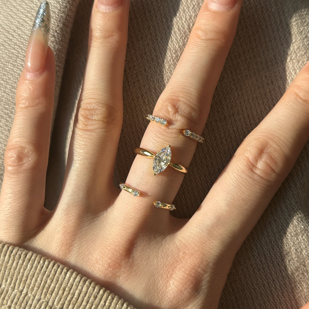 ÉDITE ROYALE ✧ Anello ARGENTO 925/Gold 14k