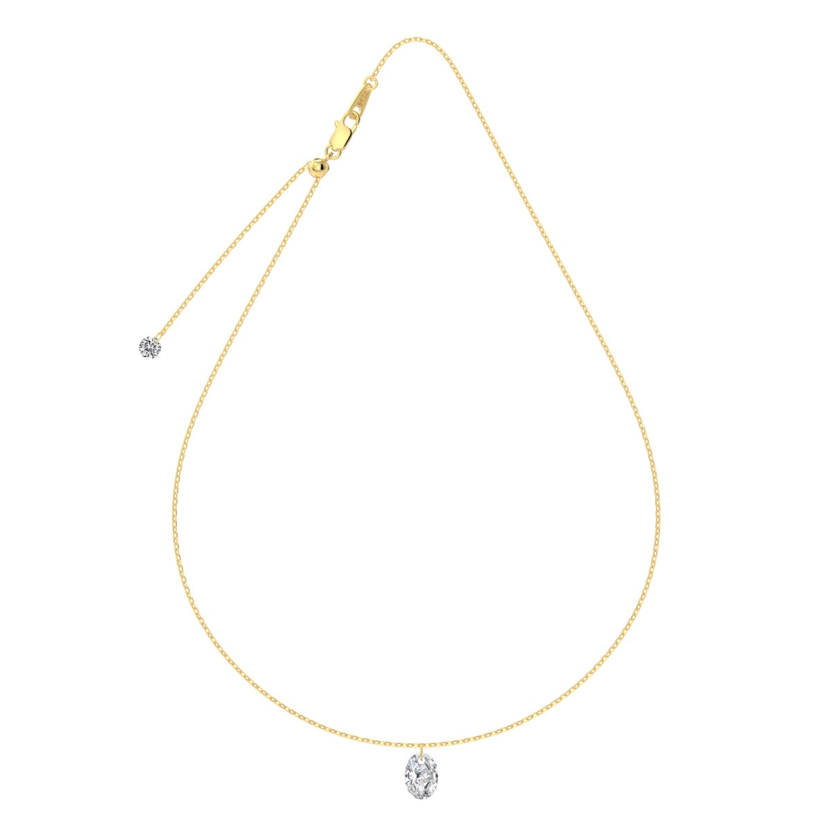 CRYSTAL DROP ✧ Collana ARGENTO 925/Gold 14k