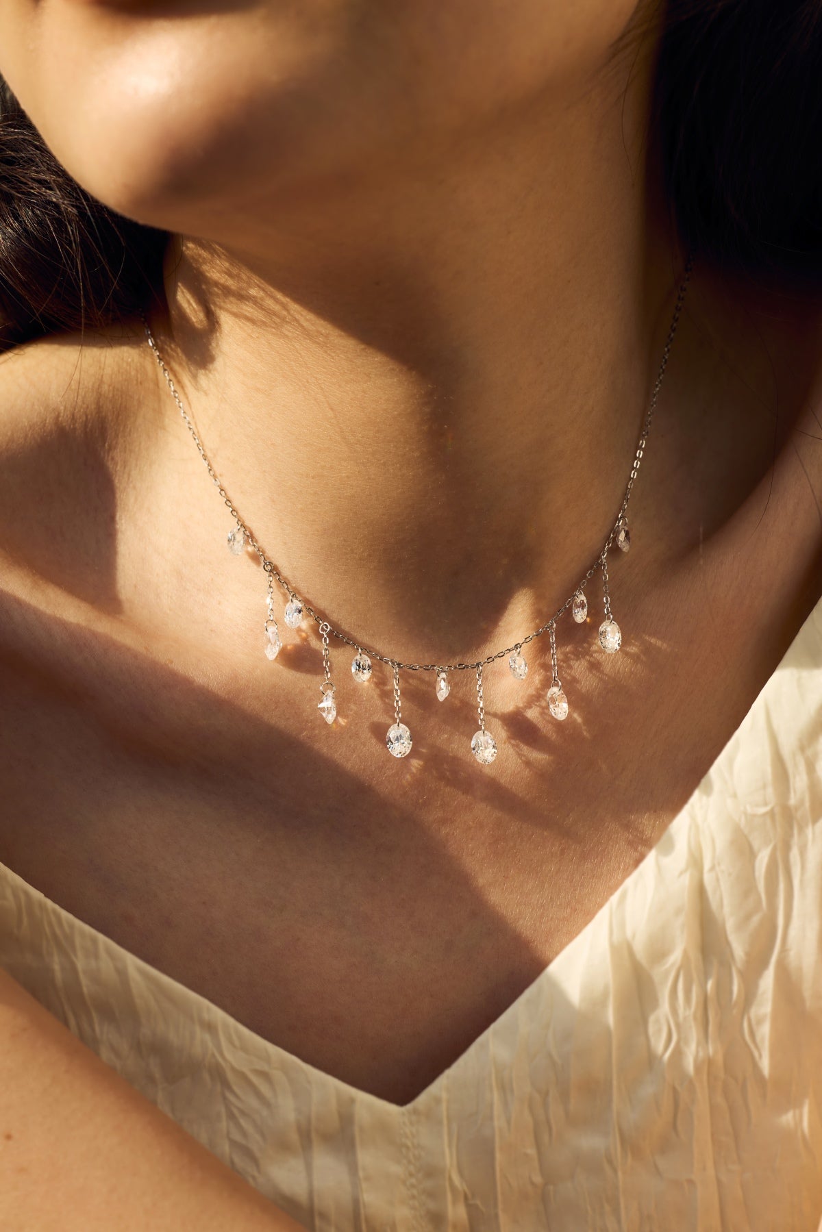 CRYSTAL FALL ✧ 925 SILVER Necklace