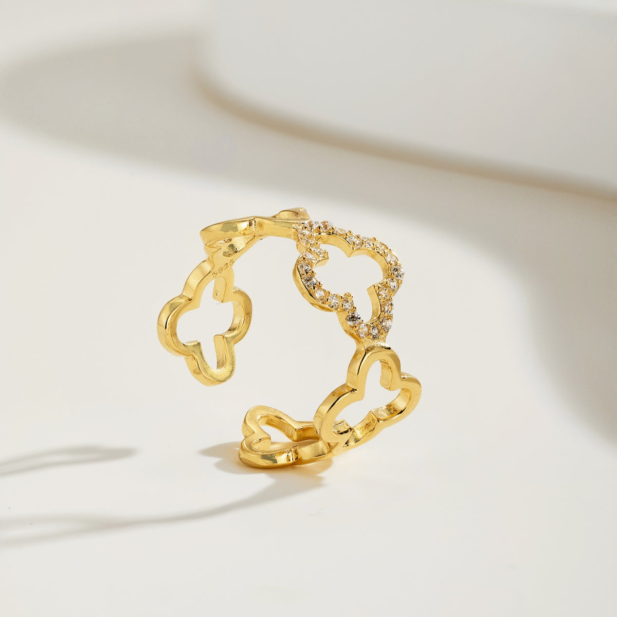 FLORES ✧ 925 SILVER/Gold Ring