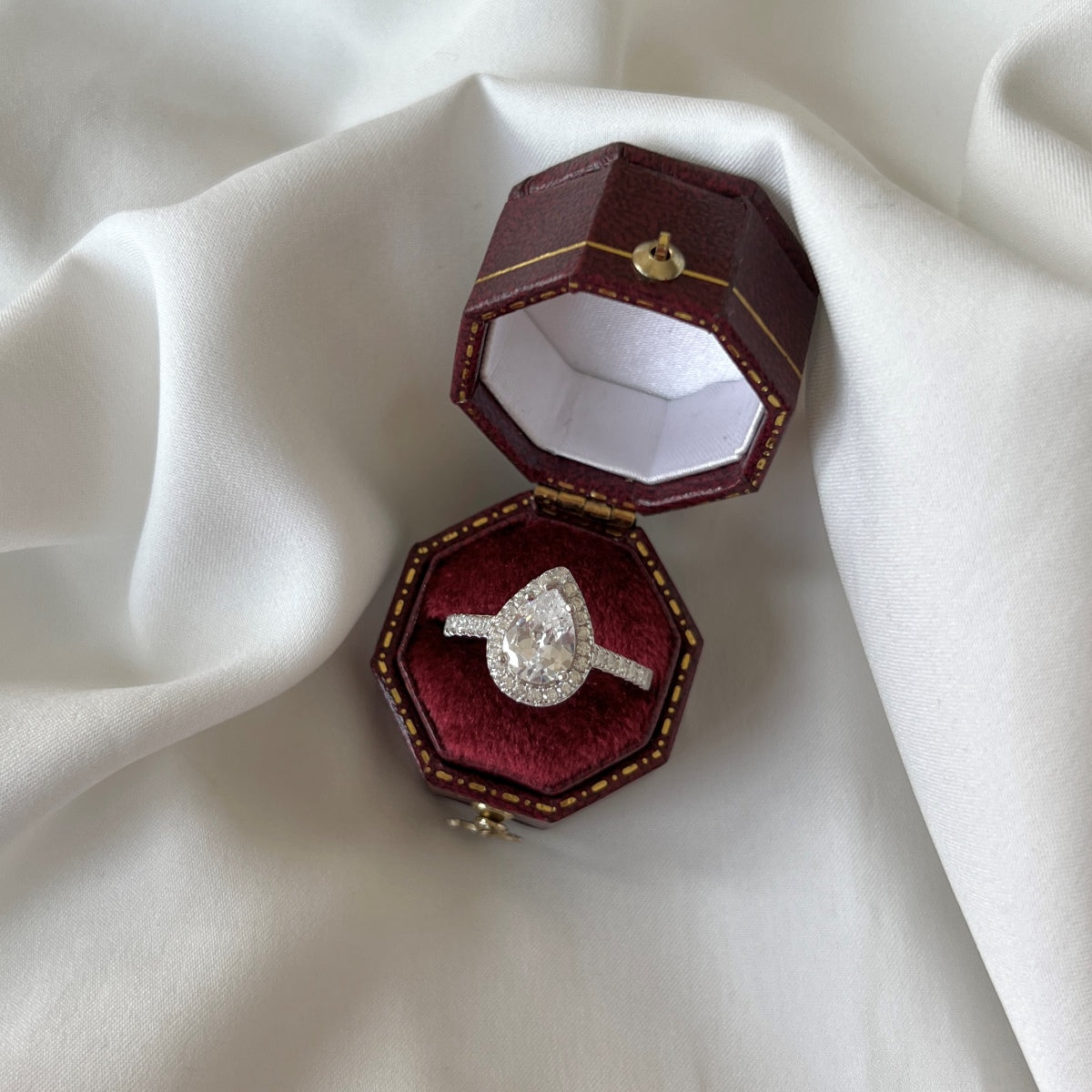 PEAR ✧ 925 SILVER Ring