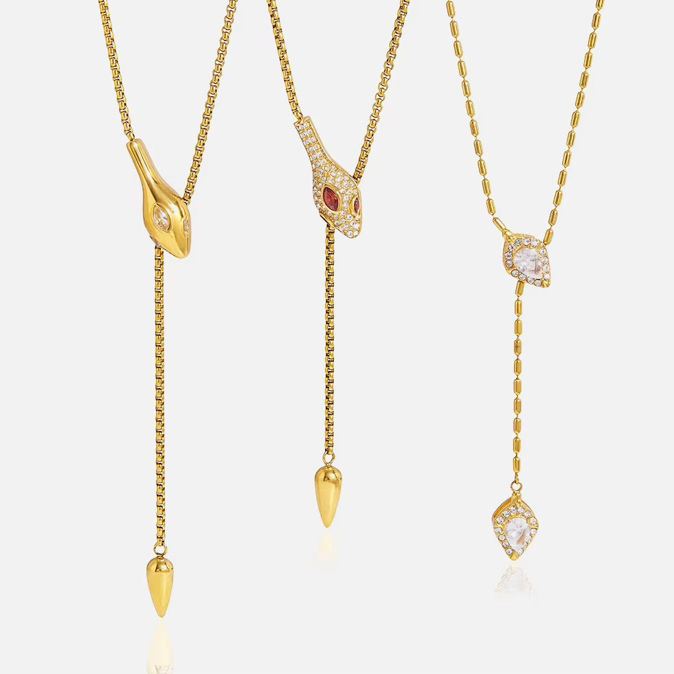 VENOM RUBY ❥ Collana Y