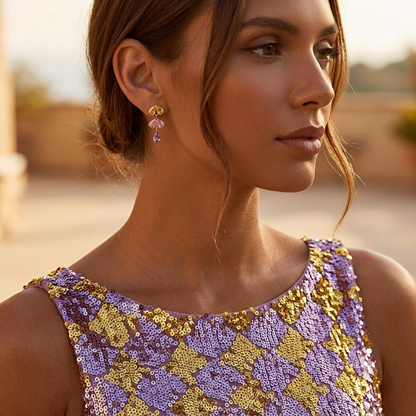 LOTUS ❥ Orecchini Gold/Multicolor
