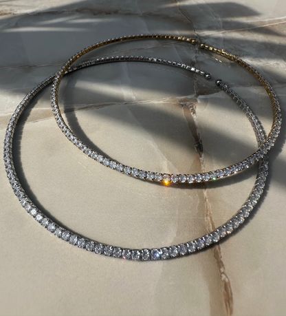 DIAMOND FLEX ❥ Collana Silver