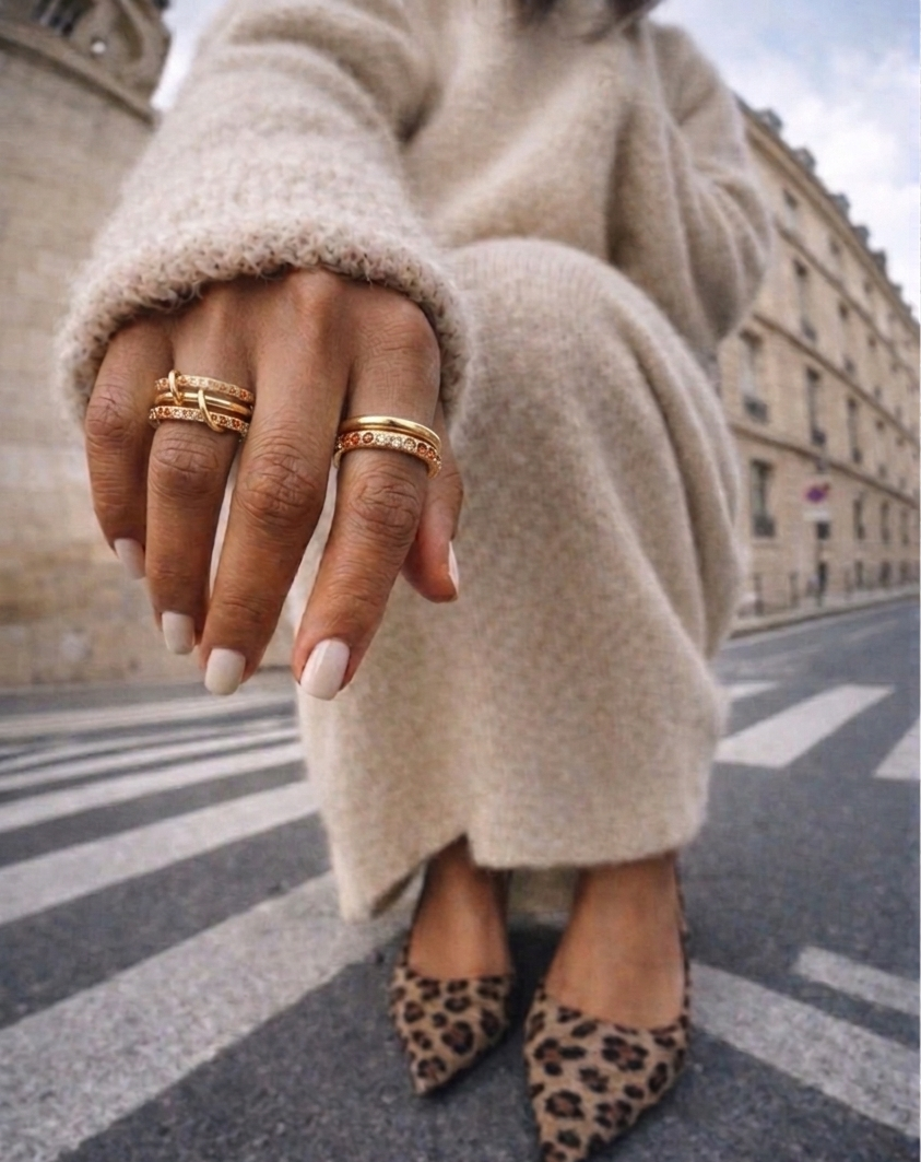 DUA TRIPLE AUTUMN ❥ Anello Crema - BELLAETEREA
