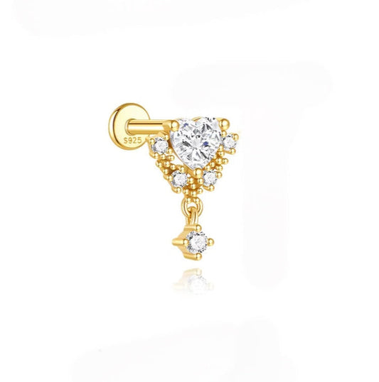 AMORA ✧ Piercing ARGENTO 925/Gold 18k