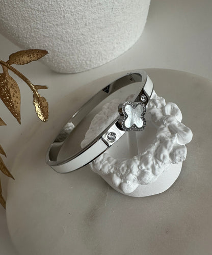 FLEUR ❥ Bangle Silver