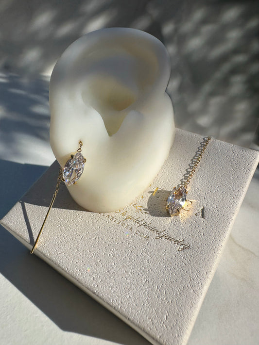 OVAL ❥ Orecchini Pendenti