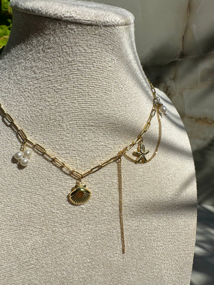 OCEAN DRIFT ❥ Gold Necklace