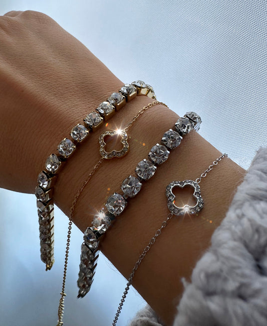 TENNIS 5 MM ❥ Bracciale Silver