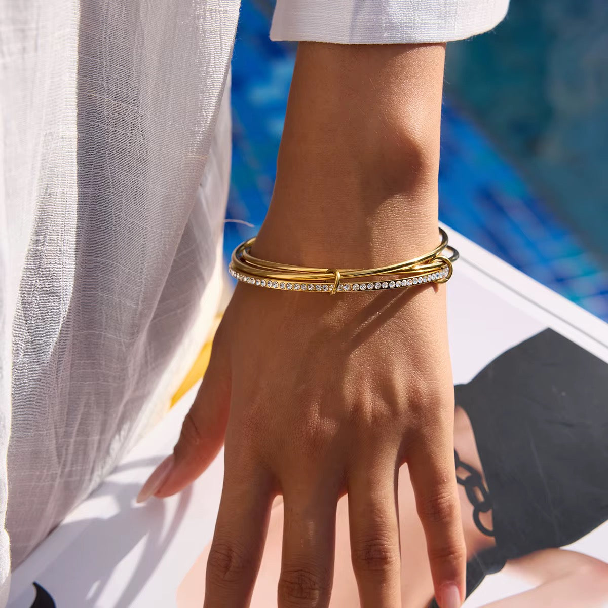 DUA TRIPLE SHINE ❥ Bangle
