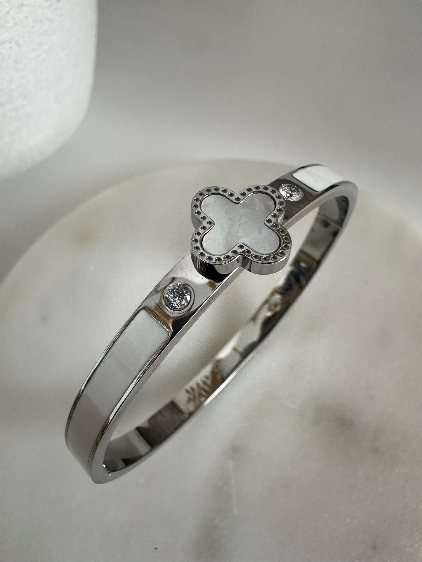 FLEUR ❥ Bangle Silver