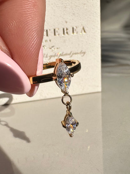 MARQUISE DROP ❥ Anello - BELLAETEREA