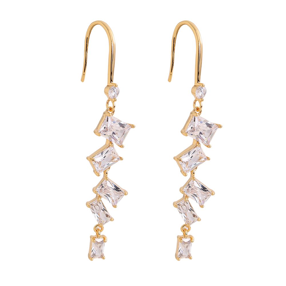 QUEEN B ❥ Orecchini Gold/White