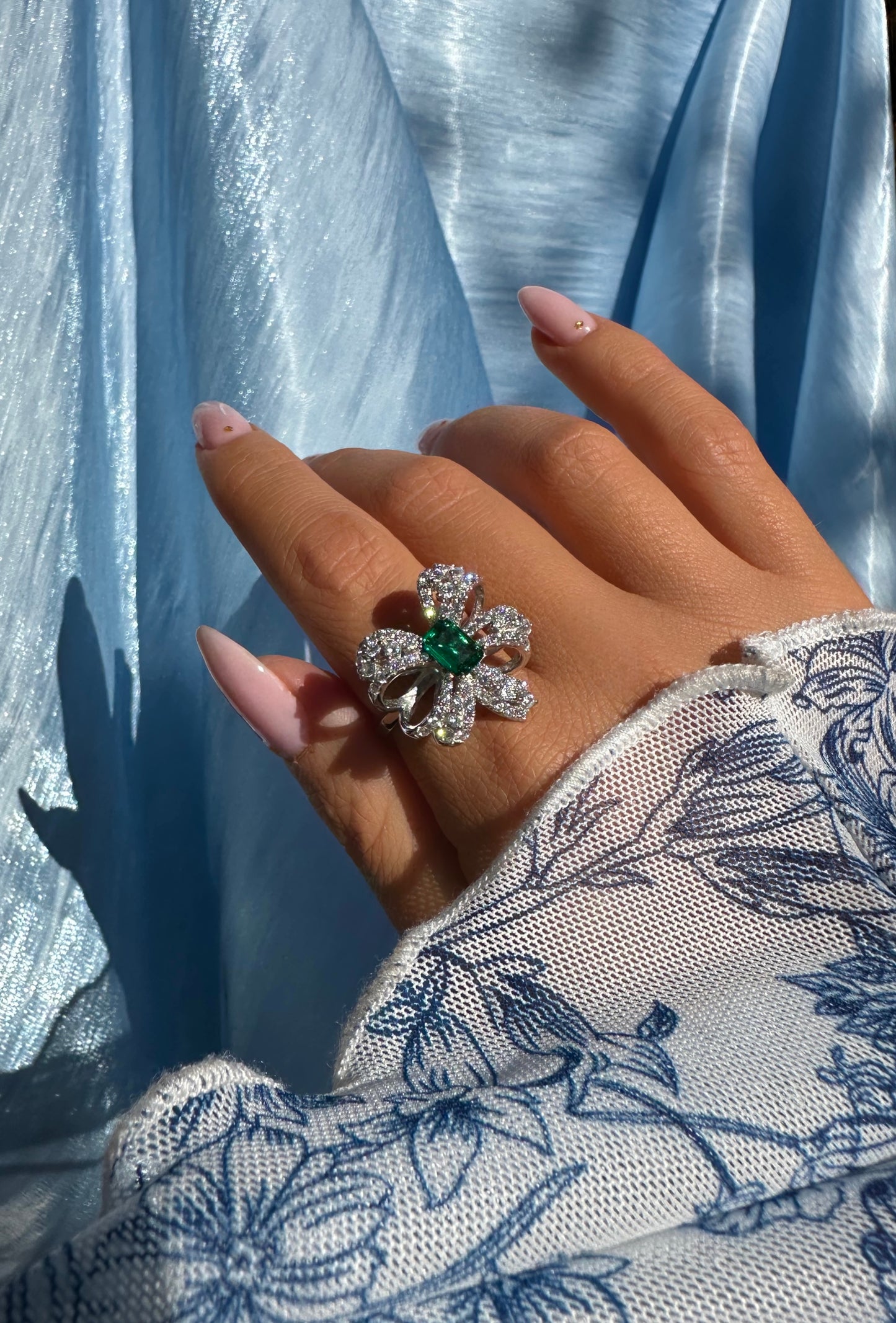 VERALYS ✧ 925 SILVER/Green Ring