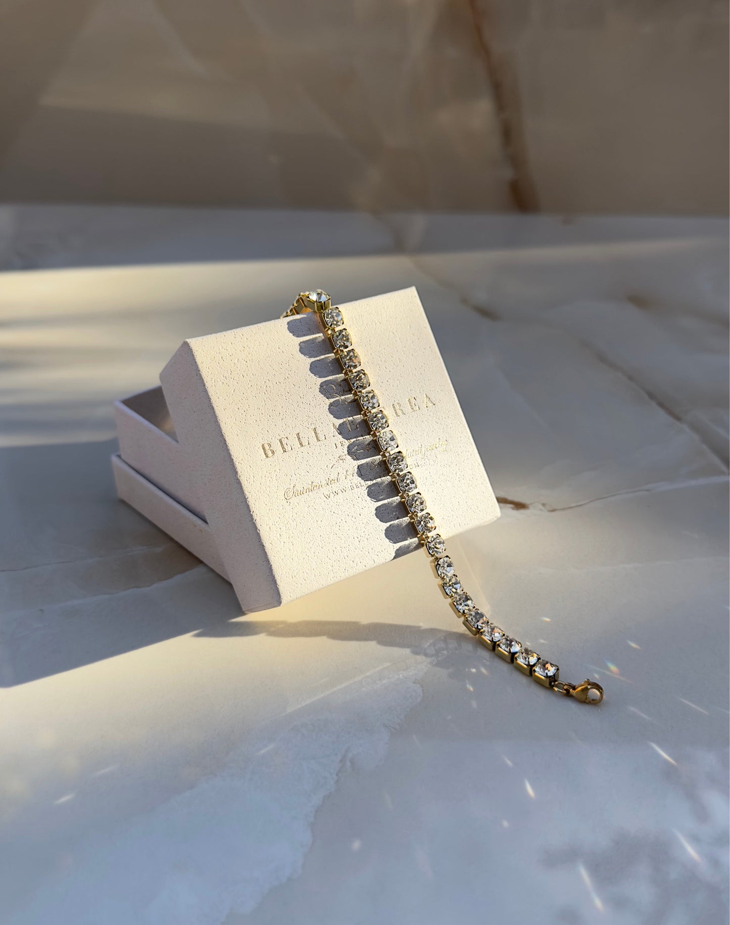 TENNIS 5 MM ❥ Gold Bracelet