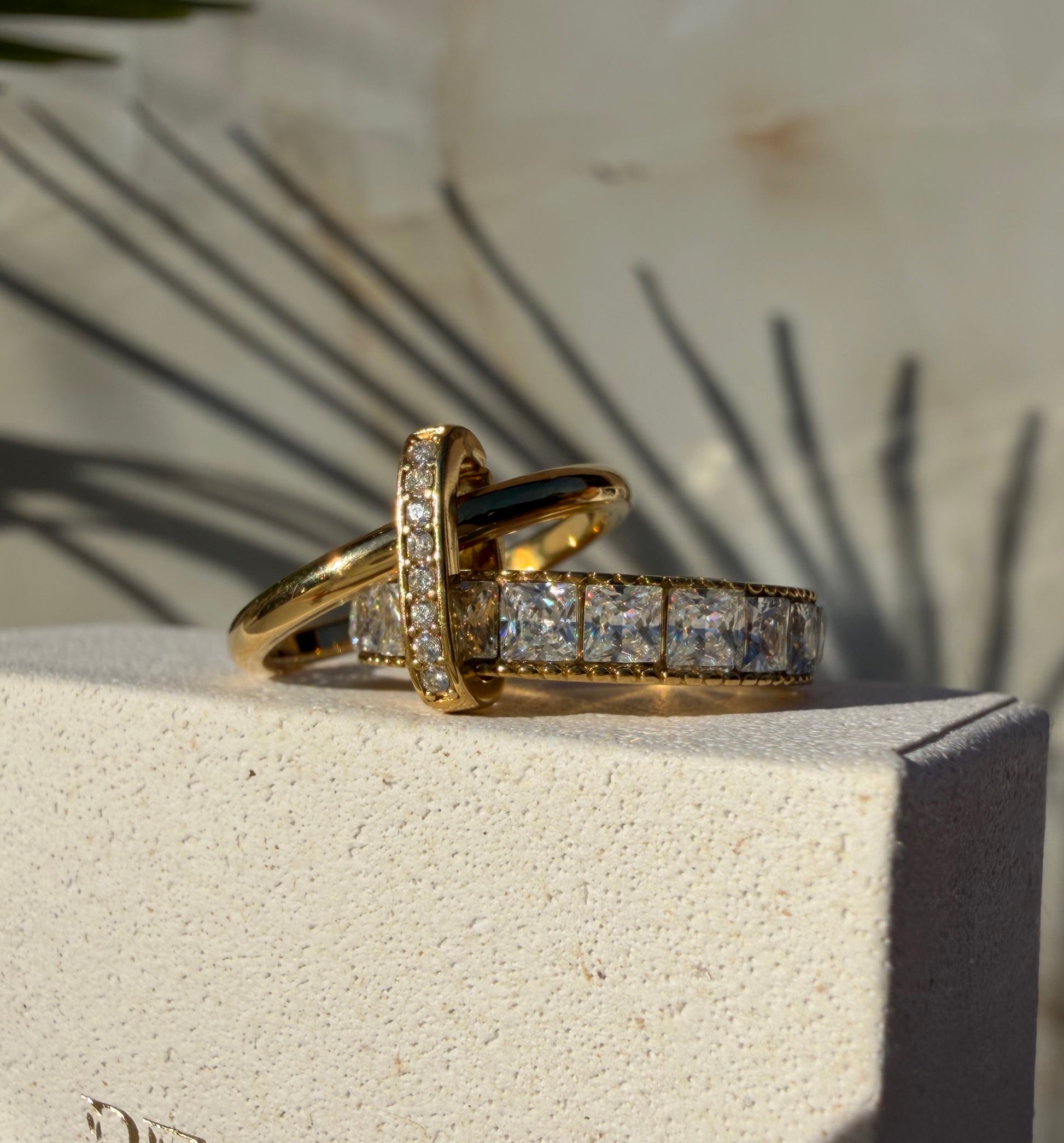 SHINY DUA ❥ Anello Gold - BELLAETEREA